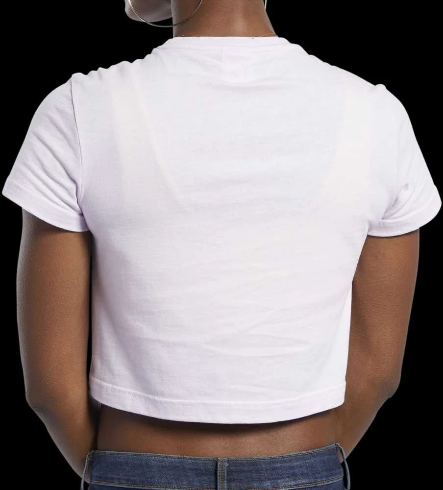 Reebok Palaidinė Moterims Classic Vector Crop Top Rožinė FJ3294