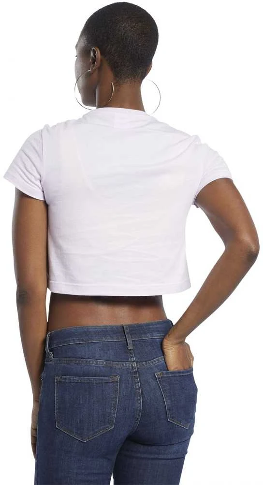 Reebok Palaidinė Moterims Classic Vector Crop Top Rožinė FJ3294