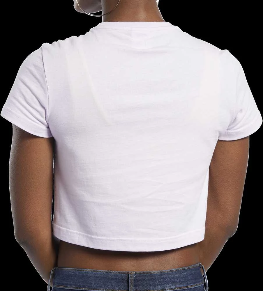 Reebok Palaidinė Moterims Classic Vector Crop Top Rožinė FJ3294