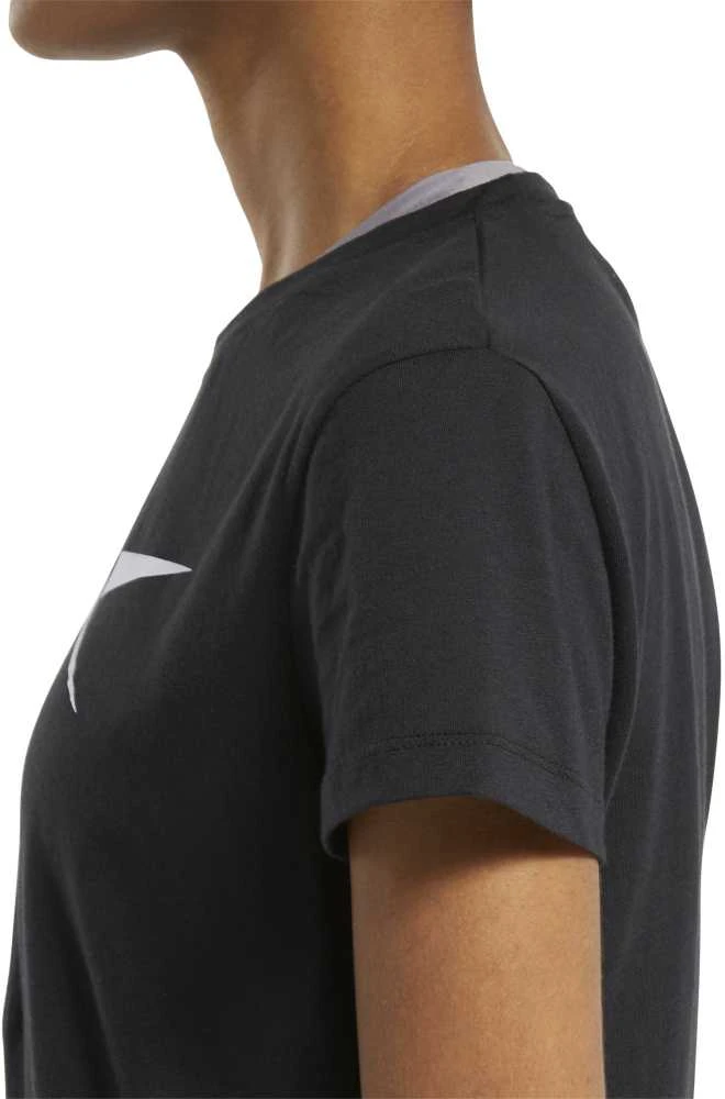 Reebok Palaidinė Moterims Te Graphic Vector T Juodas