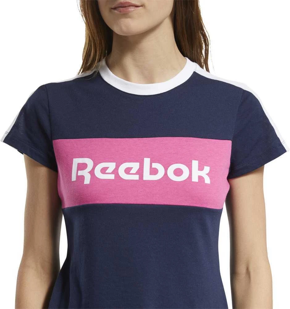 Reebok Palaidinė Moterims Te Linear Logo Deta Mėlyna