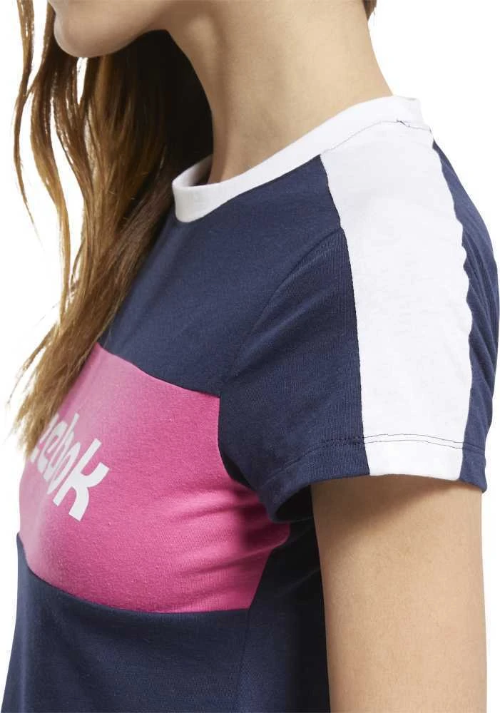 Reebok Palaidinė Moterims Te Linear Logo Deta Mėlyna