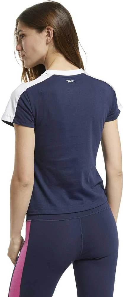 Reebok Palaidinė Moterims Te Linear Logo Deta Mėlyna