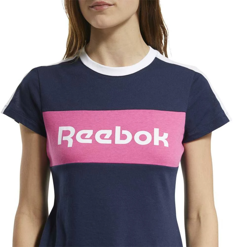 Reebok Palaidinė Moterims Te Linear Logo Deta Mėlyna