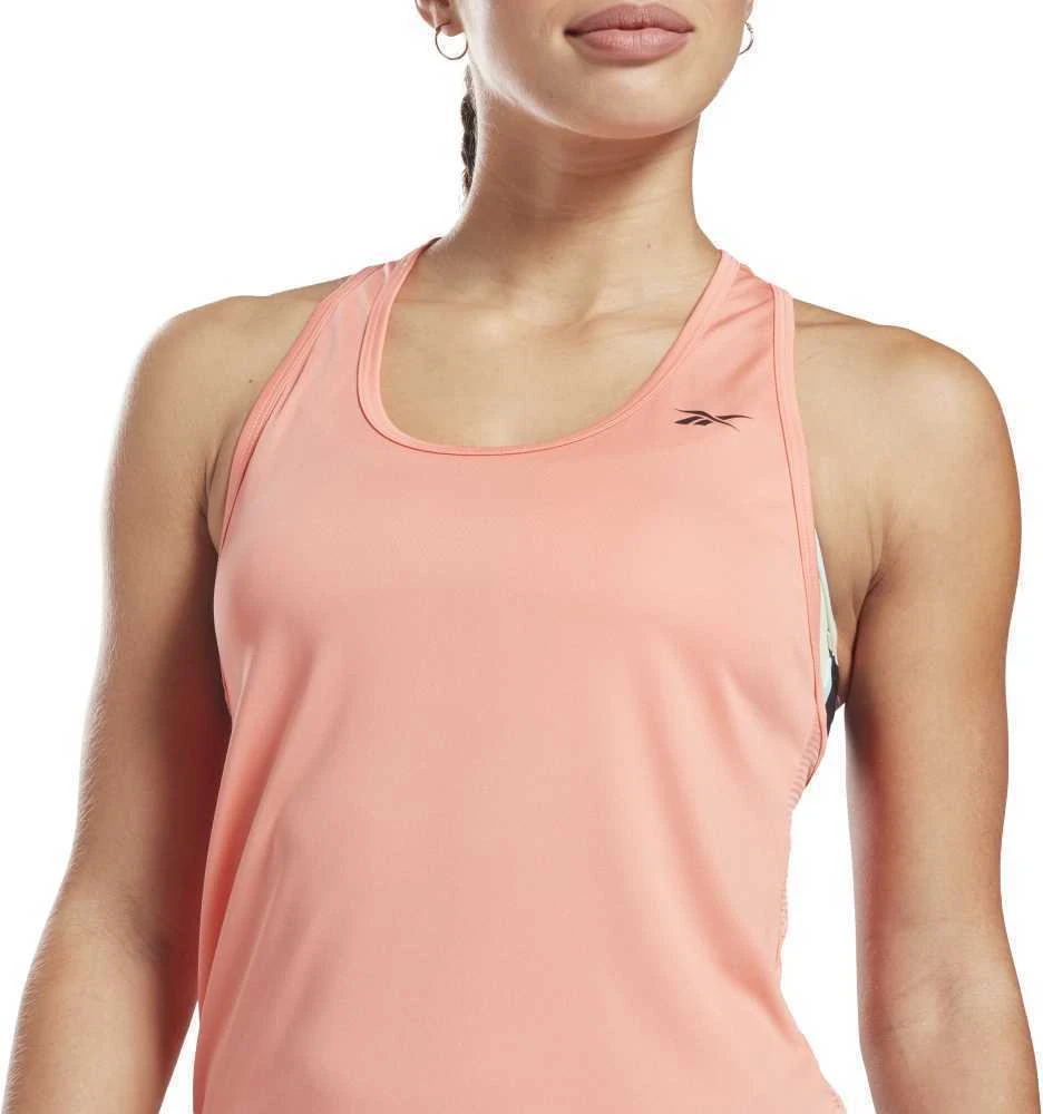 Reebok Palaidinė Moterims Us Perform Mesh Tan Coral GI6554