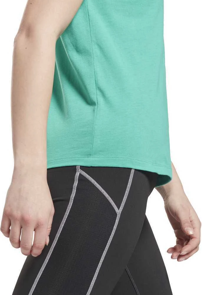 Reebok Palaidinė Moterims Wor Comm Cotton Tee Žalias GR9474