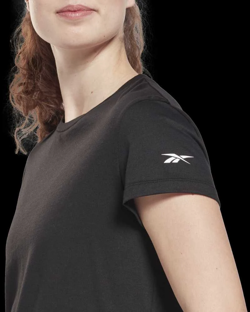 Reebok Palaidinė Moterims Wor Comm Cotton Tee Juodas GR9476
