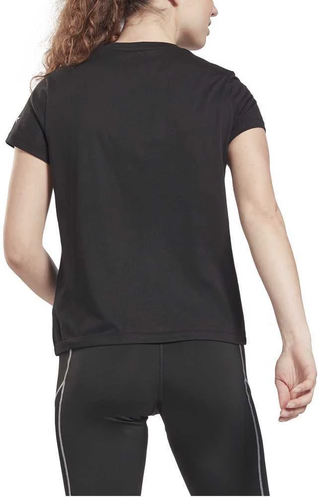 Reebok Palaidinė Moterims Wor Comm Cotton Tee Juodas GR9476