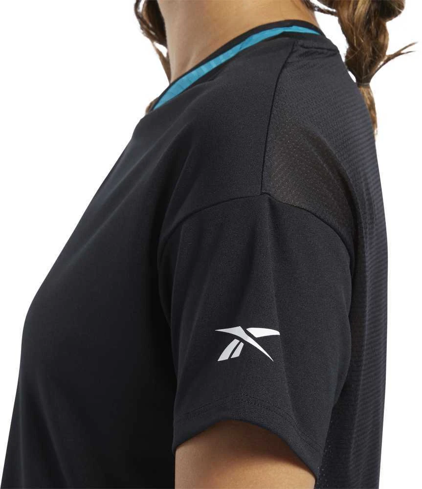 Reebok Palaidinė Moterims Wor Comm Poly Tee Juodas FQ0401