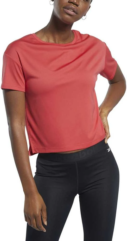 Reebok Palaidinė Moterims Wor Comm Poly Tee Rožinė FQ0404