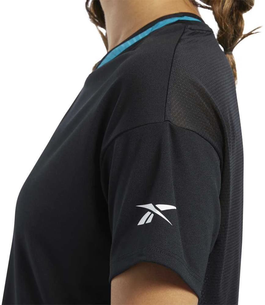 Reebok Palaidinė Moterims Wor Comm Poly Tee Juodas FQ0401