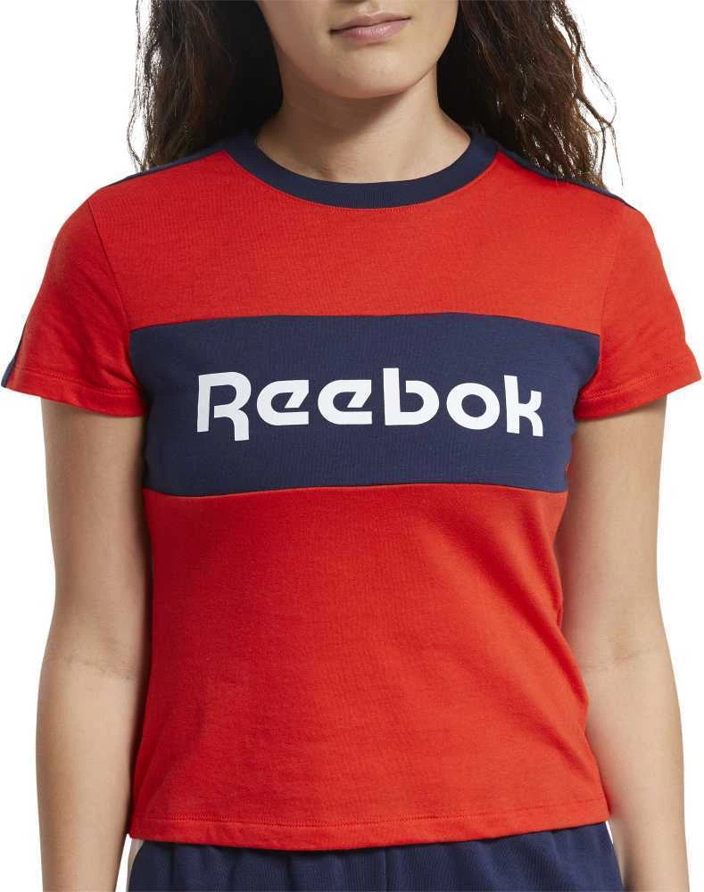 Reebok Palaidinė MoterimsTe Linear Logo Deta Raudona
