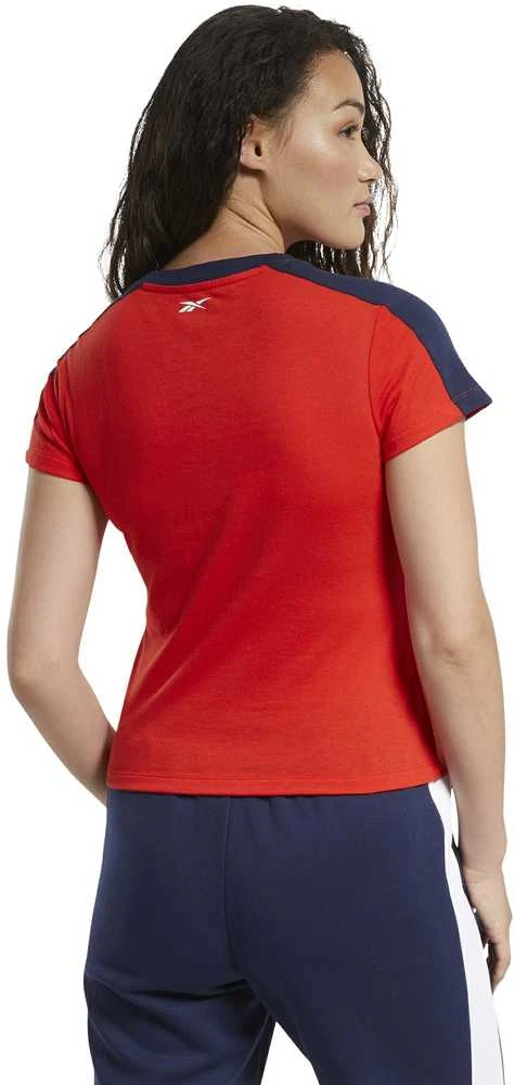 Reebok Palaidinė MoterimsTe Linear Logo Deta Raudona