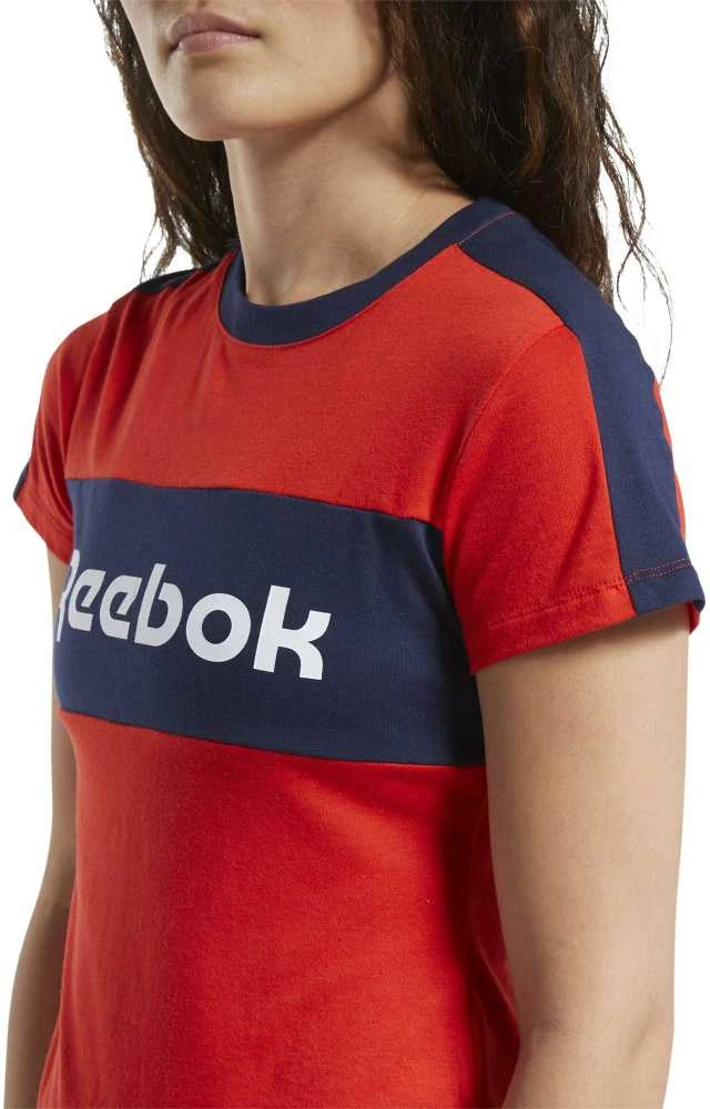 Reebok Palaidinė MoterimsTe Linear Logo Deta Raudona