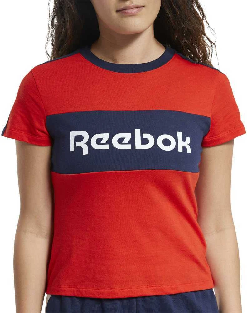 Reebok Palaidinė MoterimsTe Linear Logo Deta Raudona