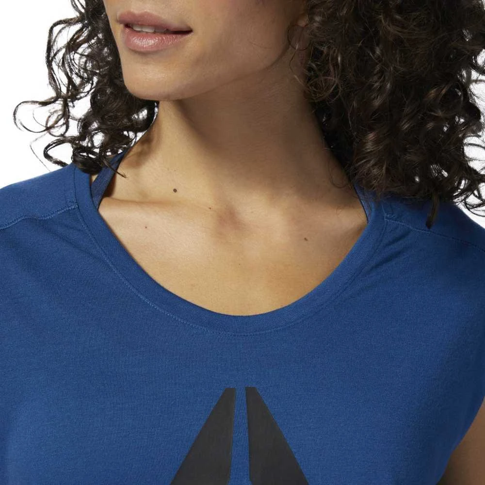 Reebok Palaidinė Wor Supremium 2.0 Tee Mėlyna D95466