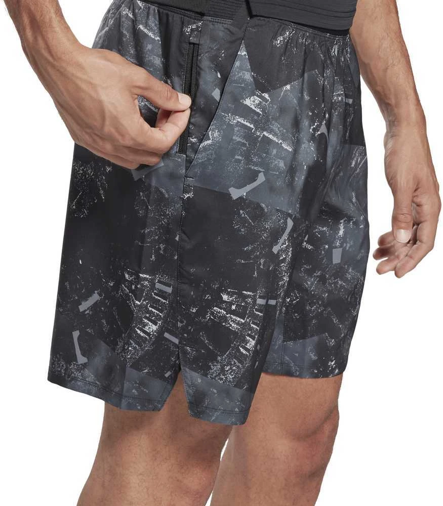 Reebok Šortai Vyrams Ts Epic Ltwt Aop Pilkas GJ6385