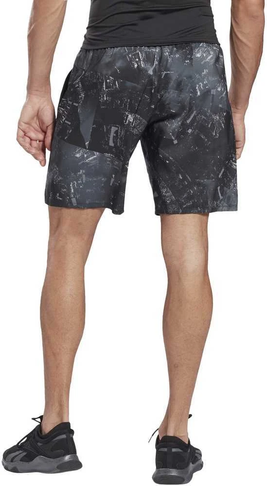 Reebok Šortai Vyrams Ts Epic Ltwt Aop Pilkas GJ6385