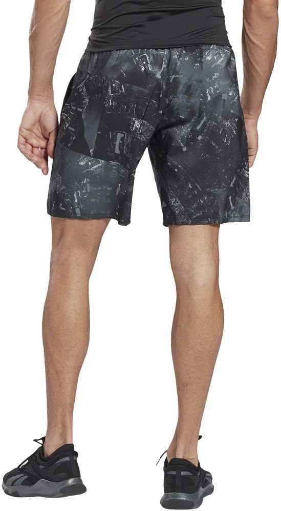 Reebok Šortai Vyrams Ts Epic Ltwt Aop Pilkas GJ6385