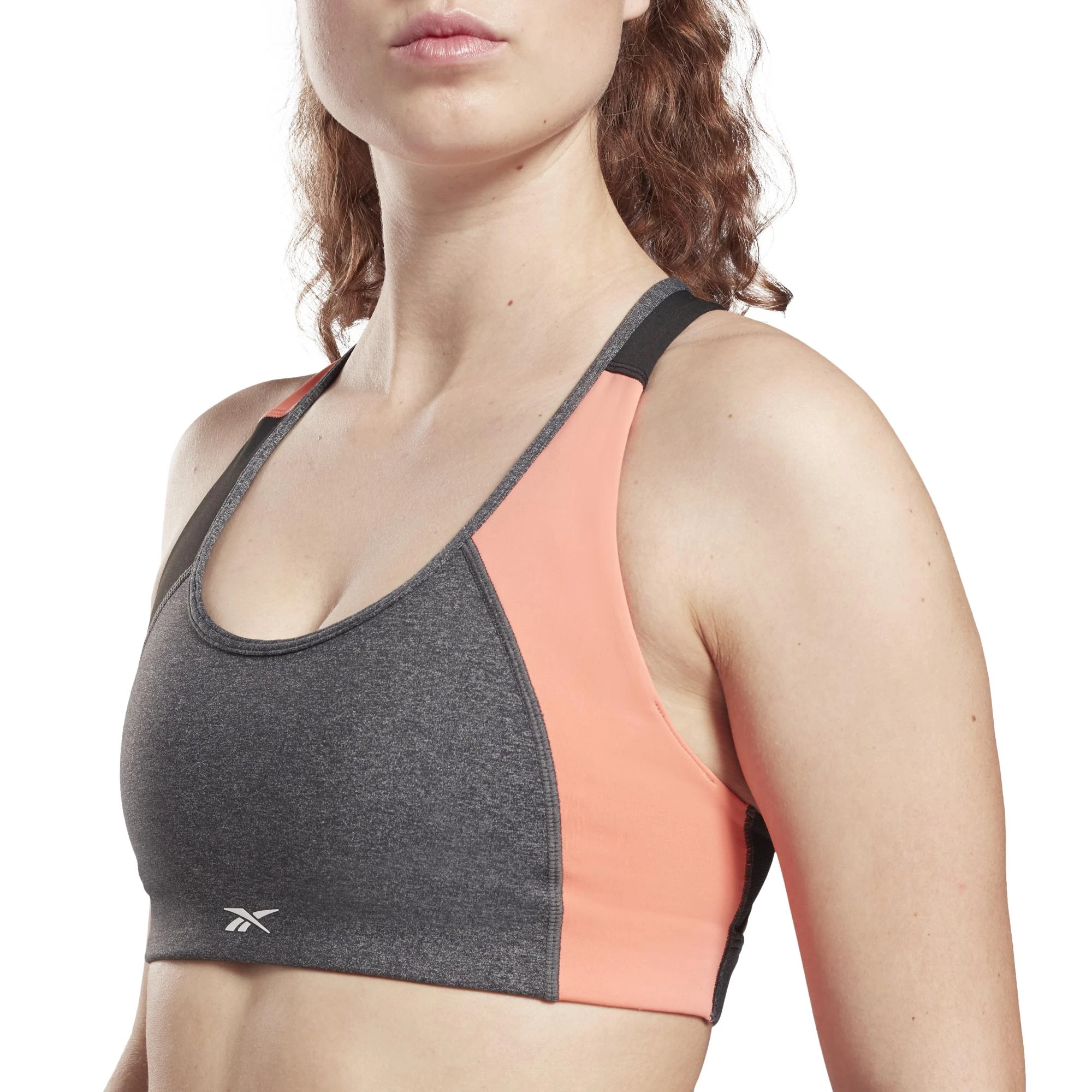 Reebok Sportinė Liemenėlė Moterims Ts Lux Racer Bra Pa Pilkas GP3413