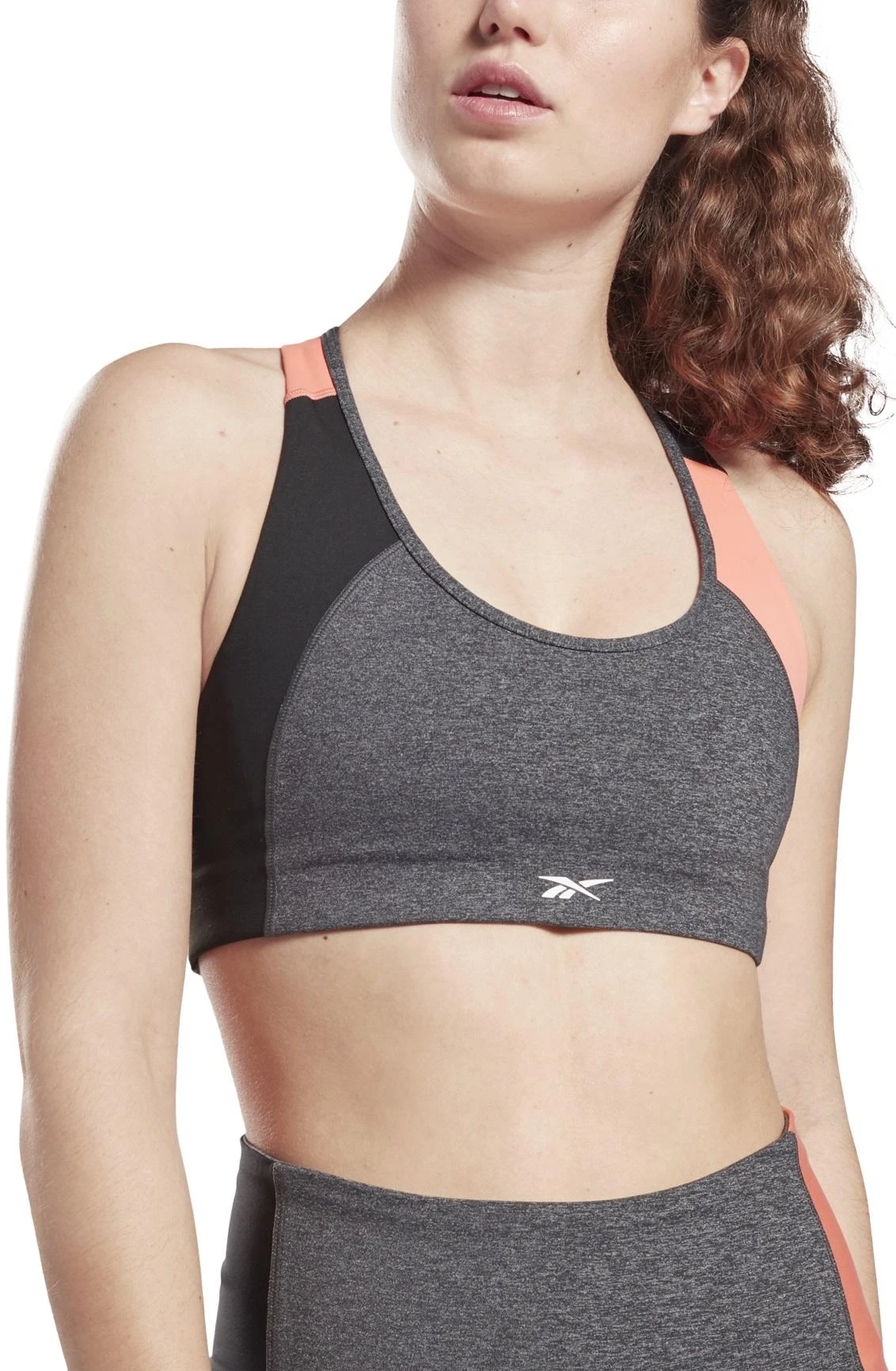 Reebok Sportinė Liemenėlė Moterims Ts Lux Racer Bra Pa Pilkas GP3413