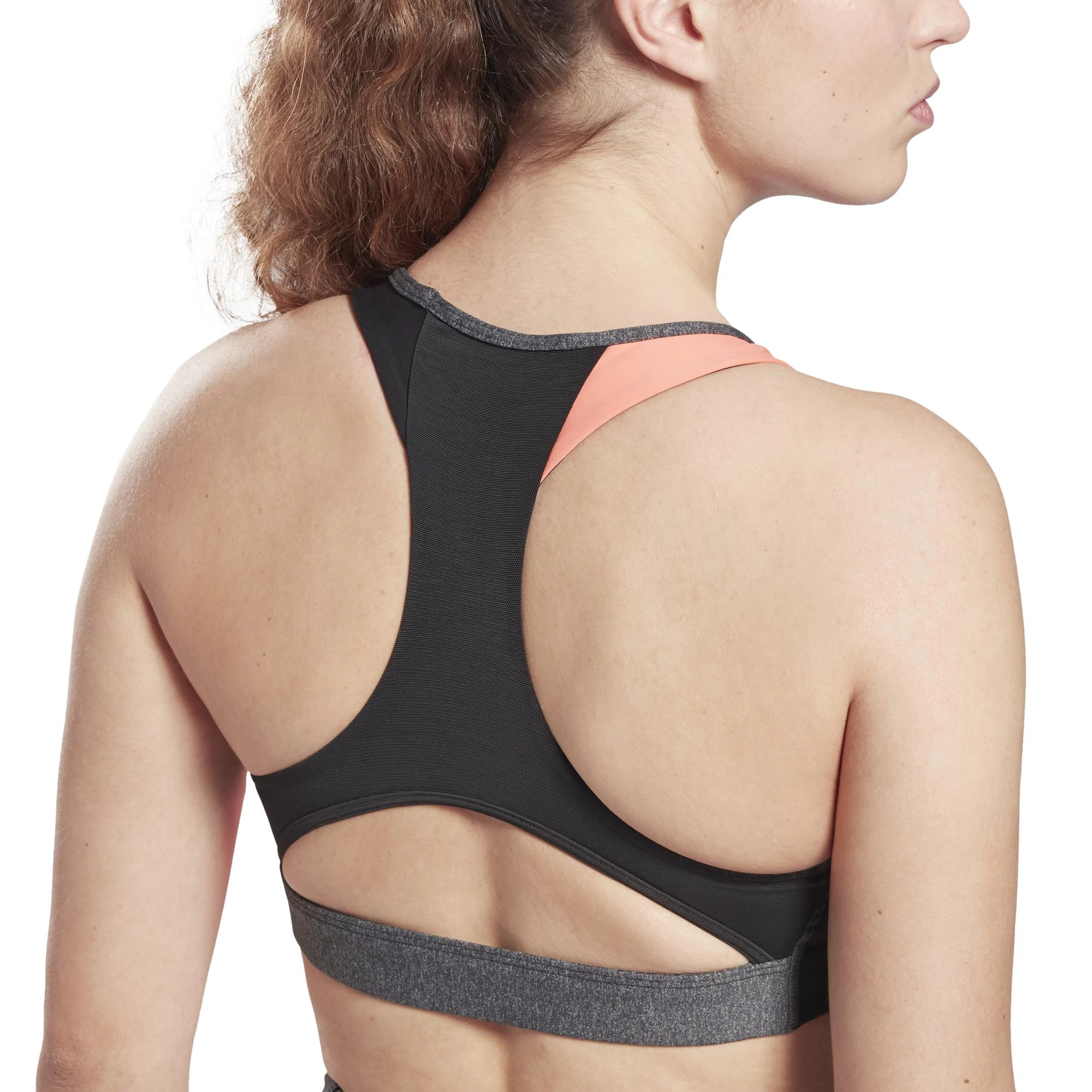 Reebok Sportinė Liemenėlė Moterims Ts Lux Racer Bra Pa Pilkas GP3413