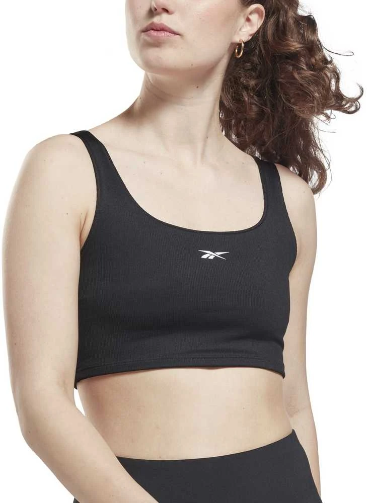 Reebok Sportinė Liemenėlė Moterims Wor Rib Bralette Juodas GS1953