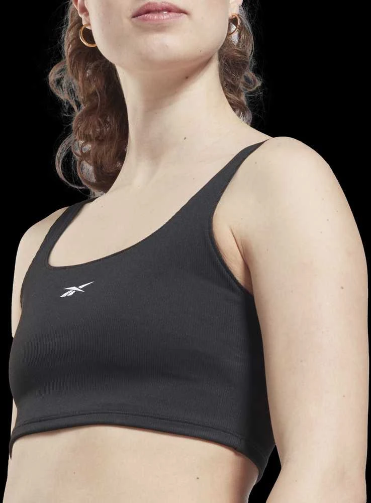 Reebok Sportinė Liemenėlė Moterims Wor Rib Bralette Juodas GS1953