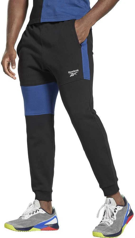 Reebok Sportinės Kelnės Vyrams Evostripe Crew Medium Mėlyna Juodas HG3191