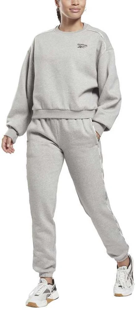 Reebok Sportinis Kostiumas Moterims Piping Pack Tracksuit Pilkas HB4025