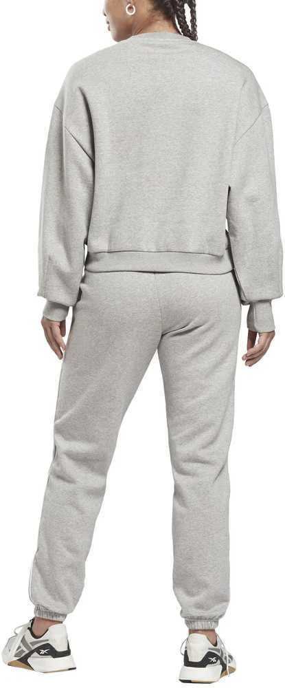 Reebok Sportinis Kostiumas Moterims Piping Pack Tracksuit Pilkas HB4025