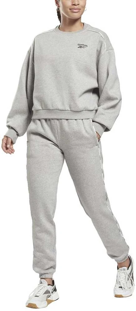 Reebok Sportinis Kostiumas Moterims Piping Pack Tracksuit Pilkas HB4025