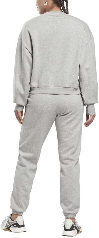 Reebok Sportinis Kostiumas Moterims Piping Pack Tracksuit Pilkas HB4025