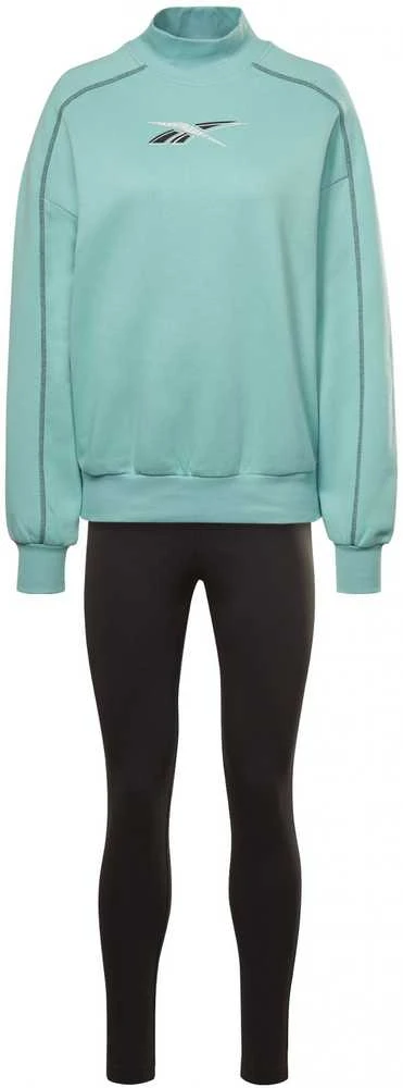 Reebok Sportinis Kostiumas Moterims Te MYT Tracksuit Juodas Žalias HH7711