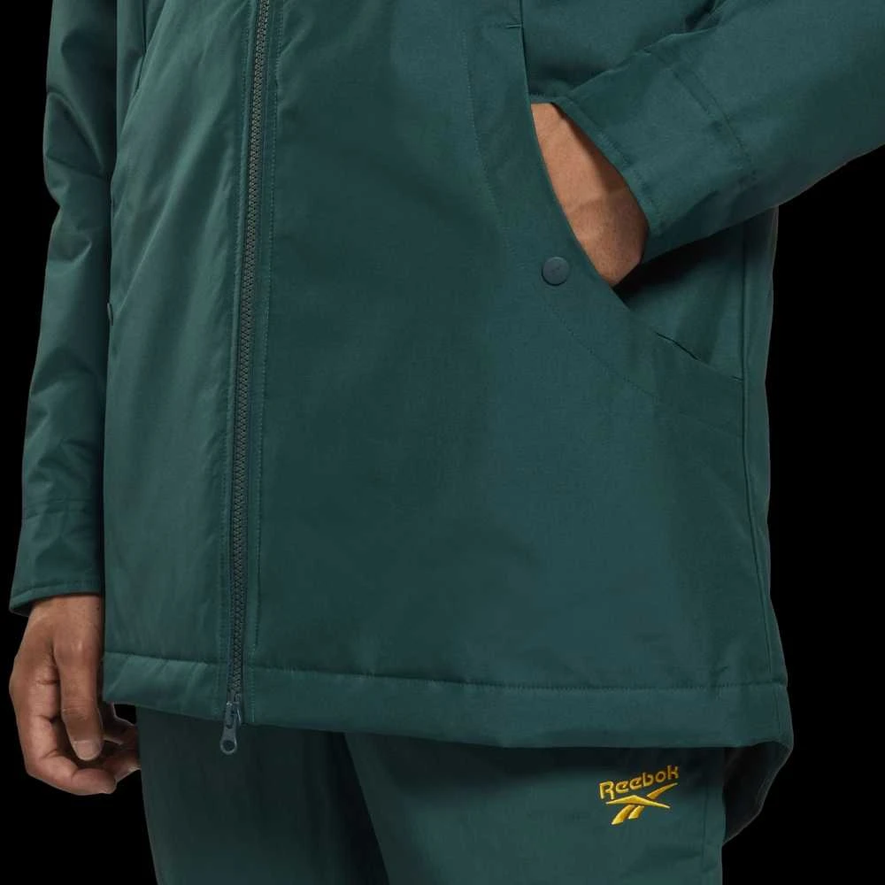 Reebok Striukė Unisex Ow Urban Feece Parka Žalias HI0919