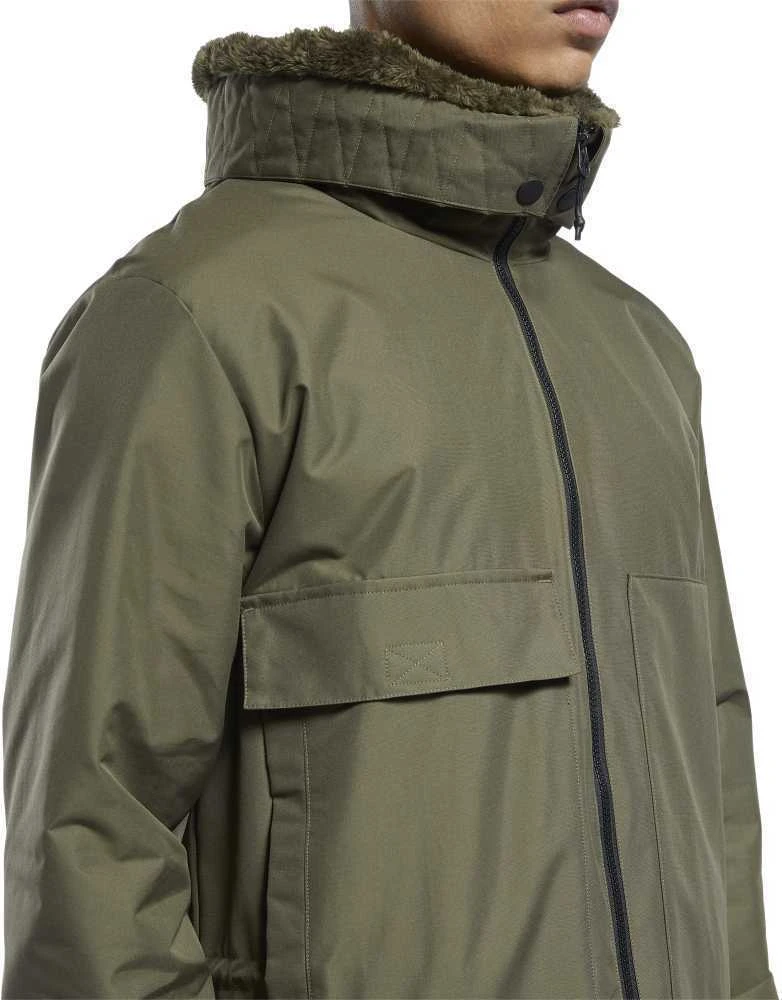 Reebok Striukė Vyrams Ow U Fl Parka Khaki