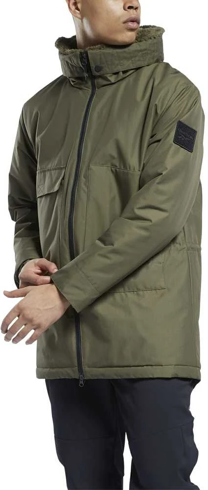 Reebok Striukė Vyrams Ow U Fl Parka Khaki
