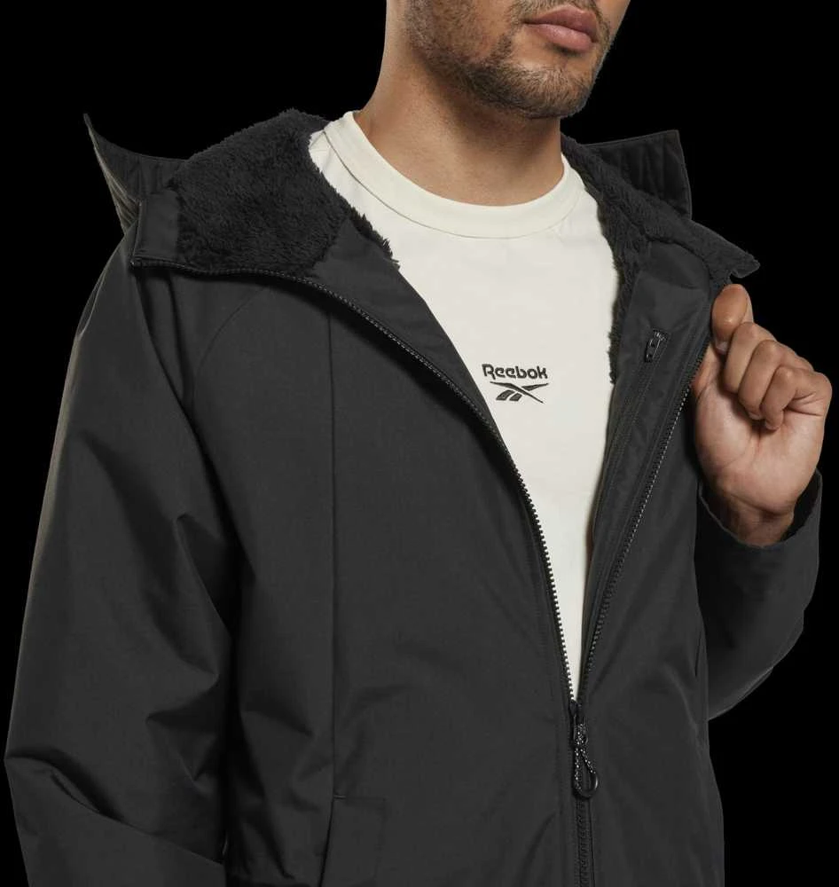 Reebok Striukė Vyrams Ow Urban Fleece Parka Juodas HI0918