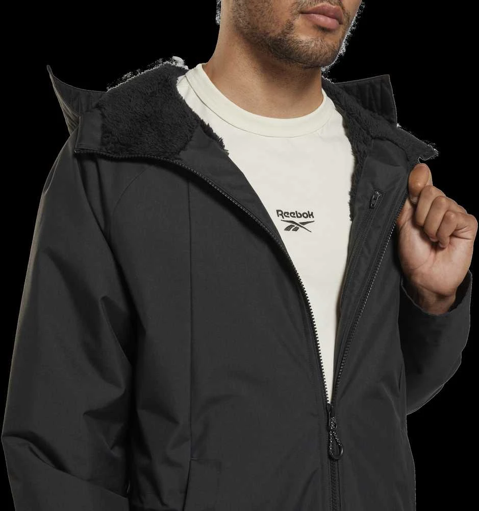 Reebok Striukė Vyrams Ow Urban Fleece Parka Juodas HI0918