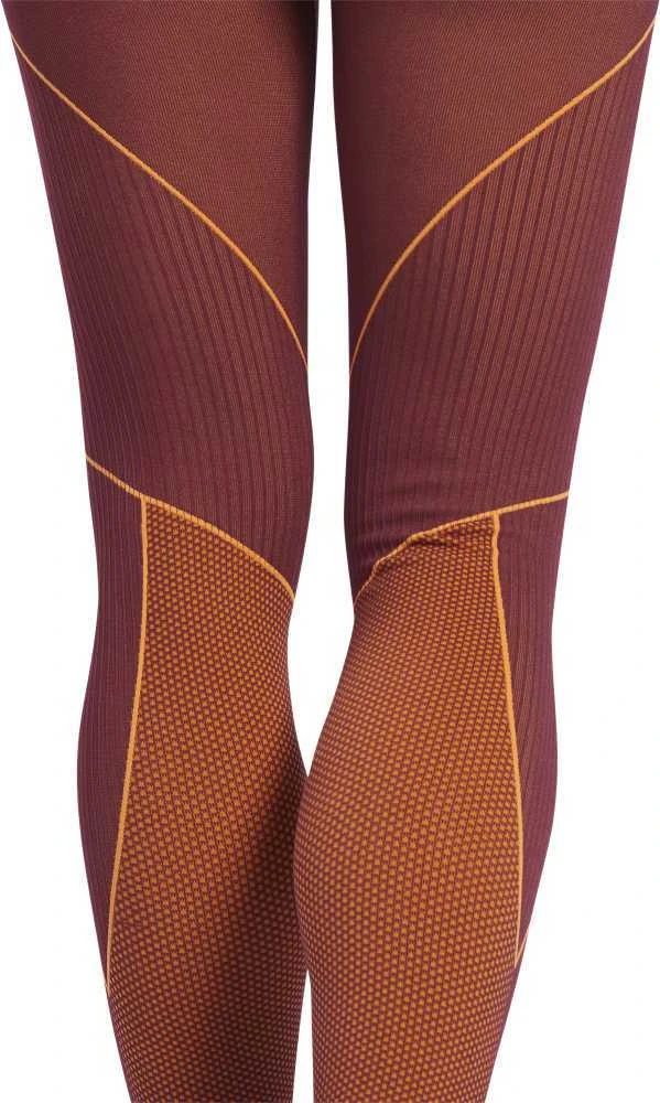 Reebok Tamprės Moterims Wor Myt Seamless 7/8 Maroon Burgundy GE3332