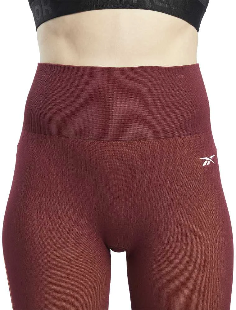 Reebok Tamprės Moterims Wor Myt Seamless 7/8 Maroon Burgundy GE3332