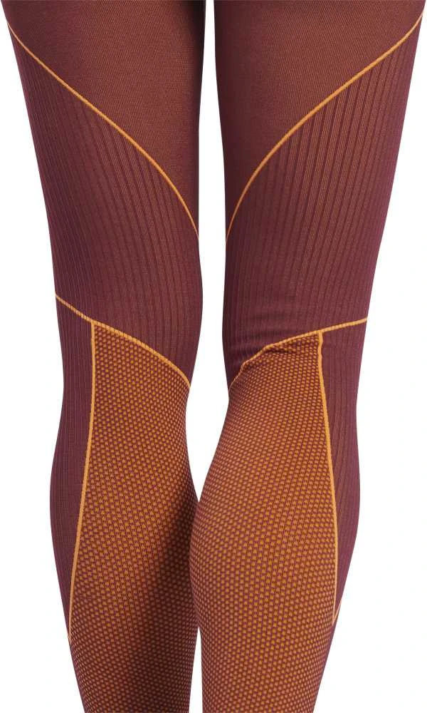 Reebok Tamprės Moterims Wor Myt Seamless 7/8 Maroon Burgundy GE3332