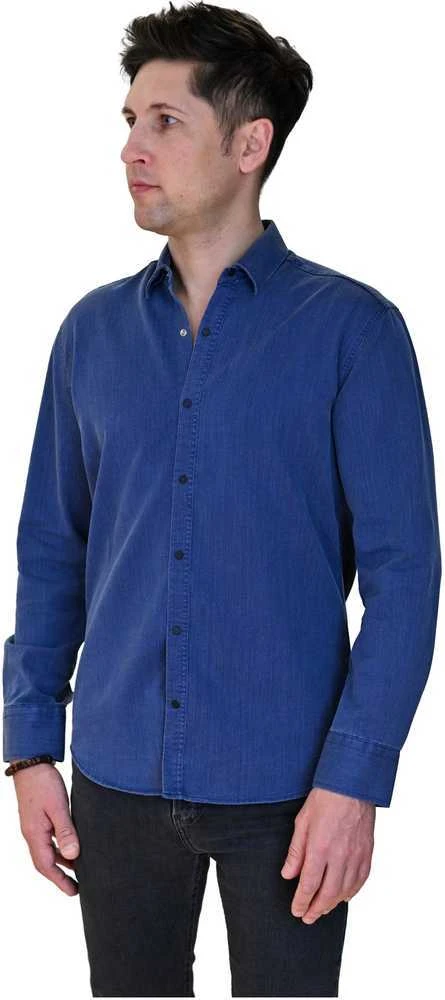 Semco Džinsiniai Marškiniai Vyrams Mėlyna 2.5XL-40635 10844