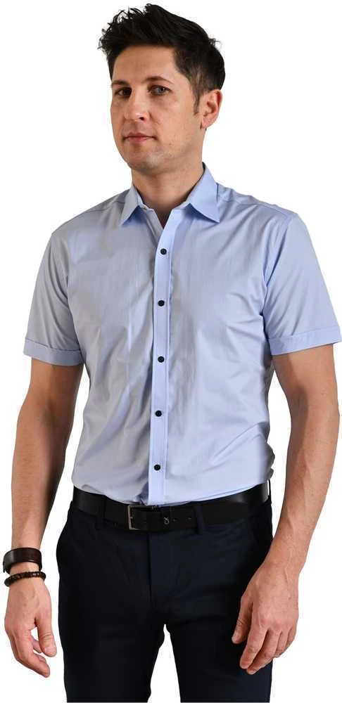 Semco Marškiniai Trumpomis Rankovėmis Vyrams Mėlyna 2.5XL-40502 6109