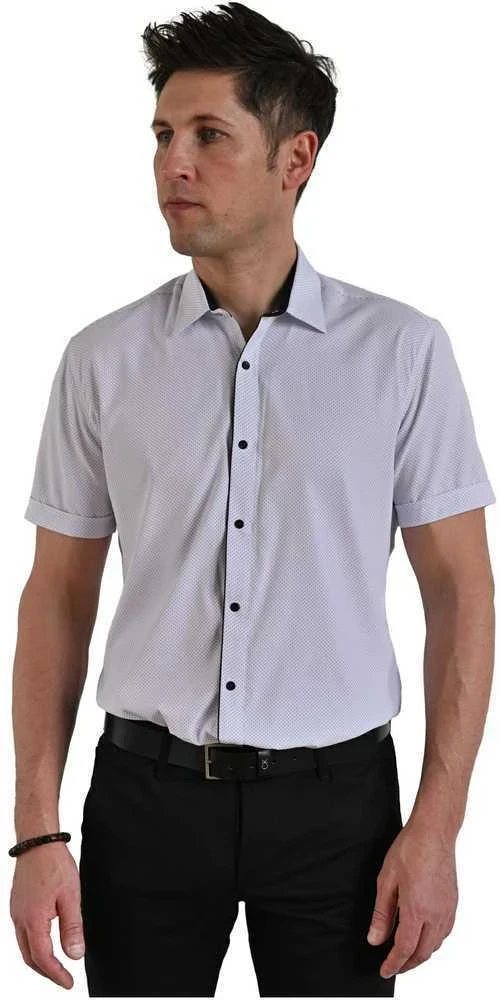 Semco Marškiniai Trumpomis Rankovėmis Vyrams Baltas 2.5XL-40501 3673