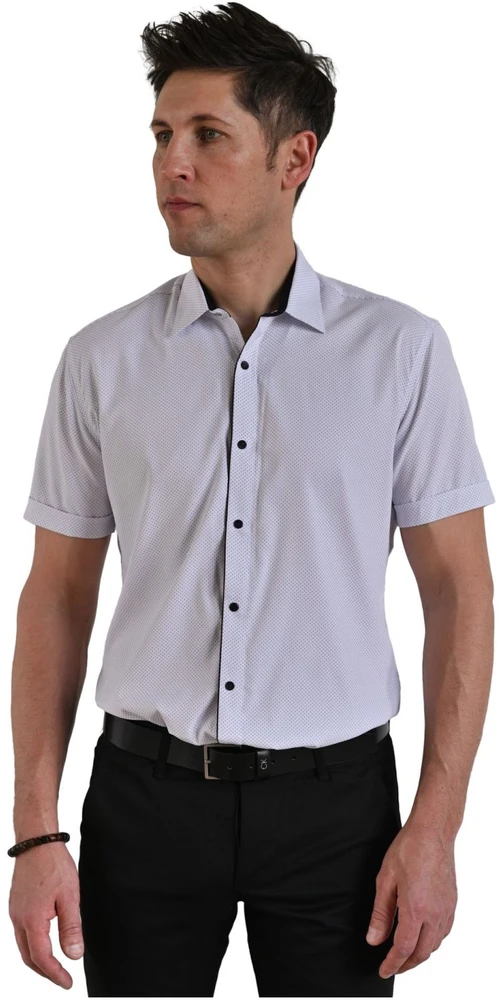 Semco Marškiniai Trumpomis Rankovėmis Vyrams Baltas 2.5XL-40501 3673
