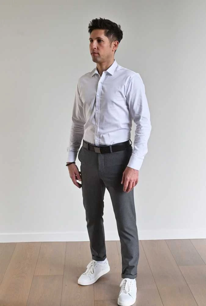 Semco Marškiniai Vyrams Baltas 2.5XL-40601 11100