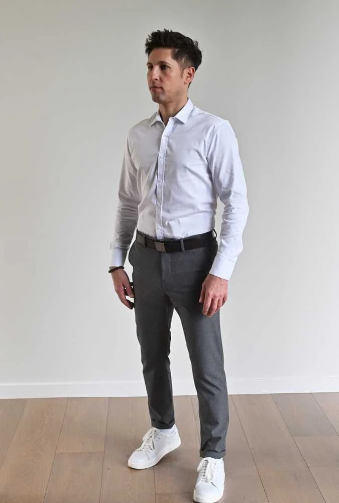 Semco Marškiniai Vyrams Baltas 2.5XL-40601 11100