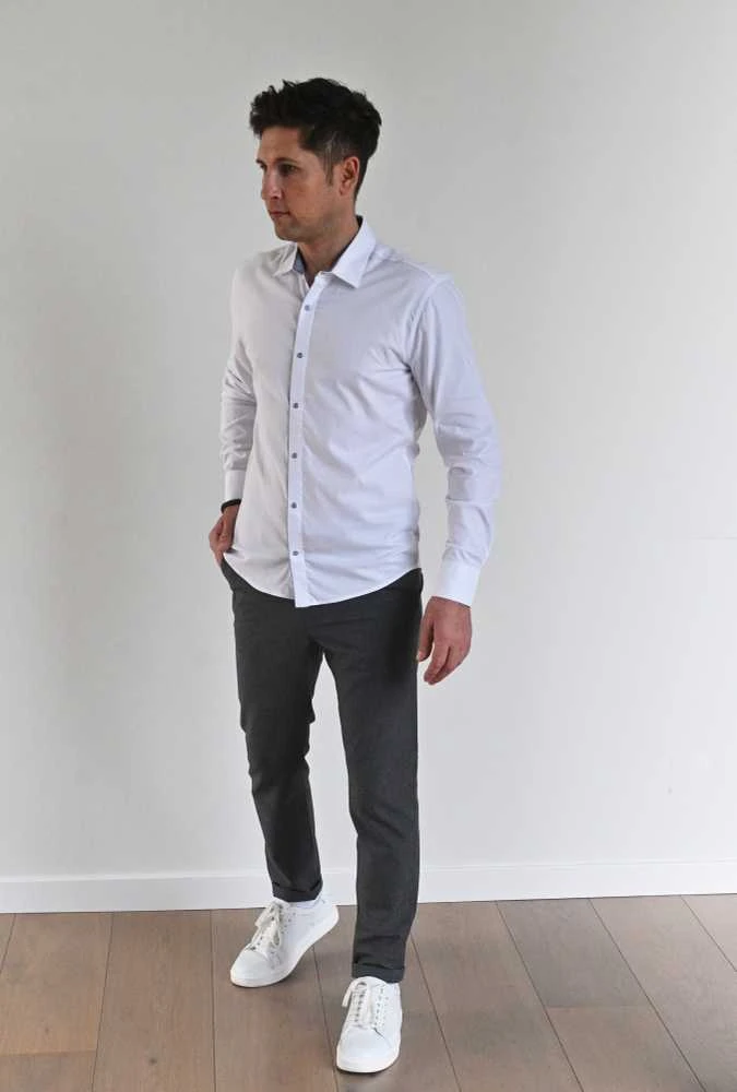 Semco Marškiniai Vyrams Baltas 2.5XL-40610 6089
