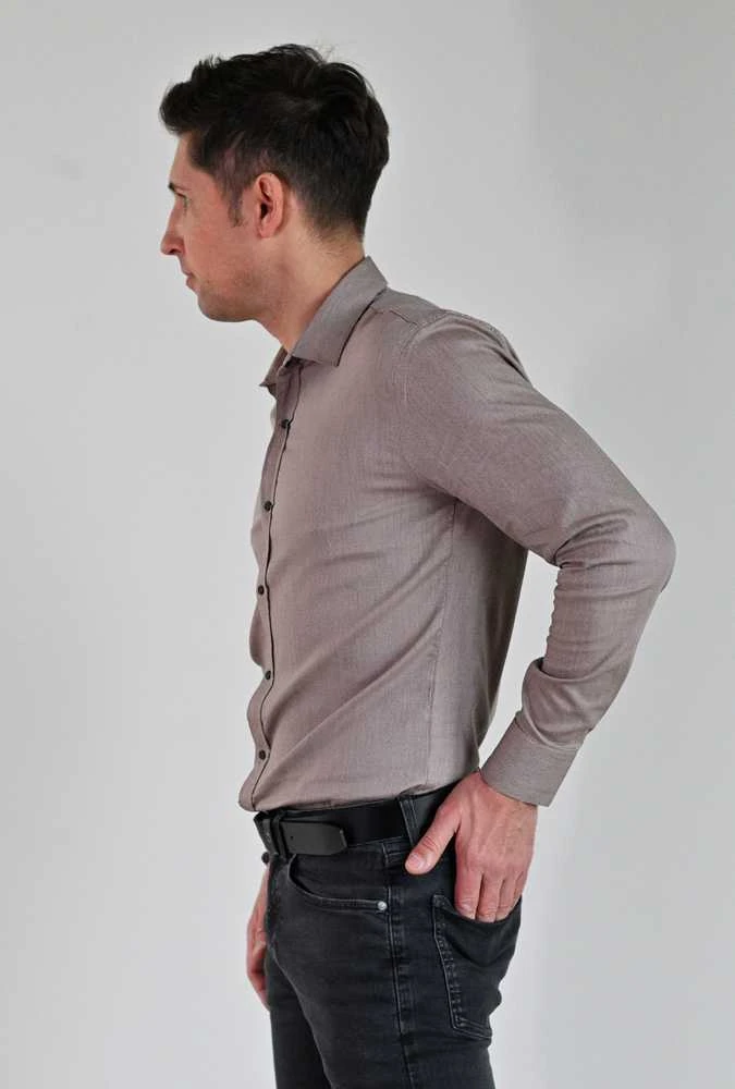 Semco Marškiniai Vyrams Brown 2.5XL-40603 5298